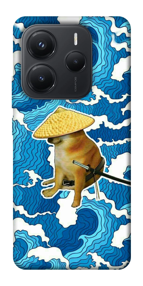 Чохол Sad dog samurai для Xiaomi Redmi Note 14 5G
