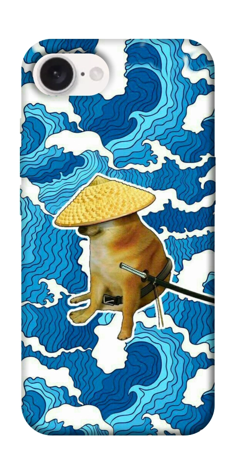 Чехол Sad dog samurai для iPhone 16e