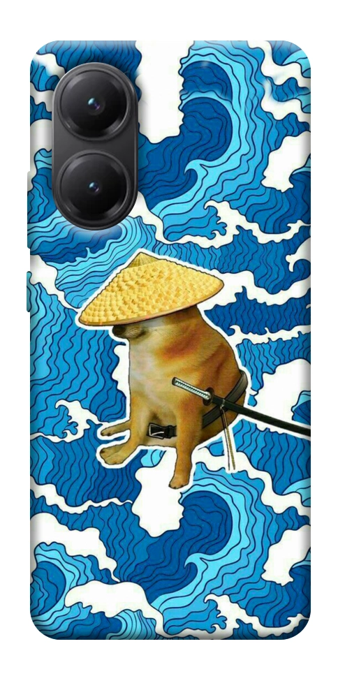 Чехол Sad dog samurai для Xiaomi Poco X7 Pro