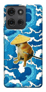 Чохол Sad dog samurai для Motorola Moto G75 5G