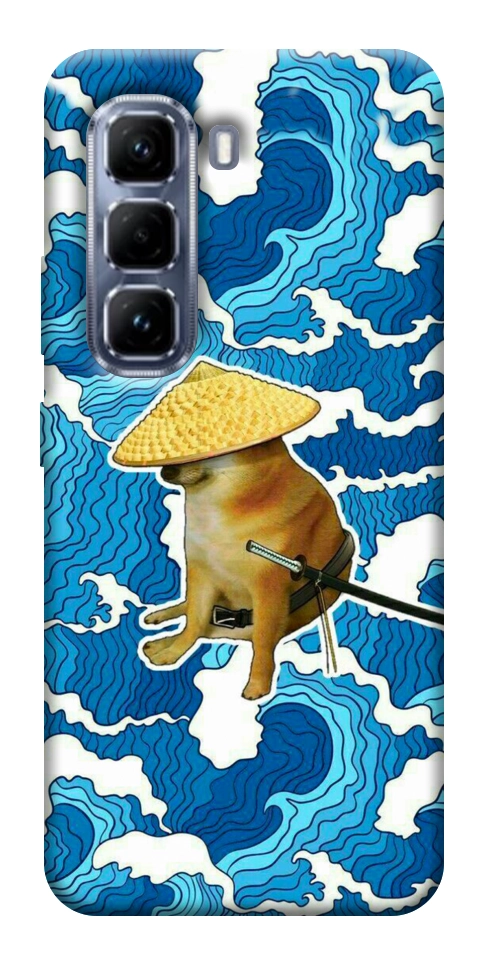 Чехол Sad dog samurai для Infinix Hot 50 Pro