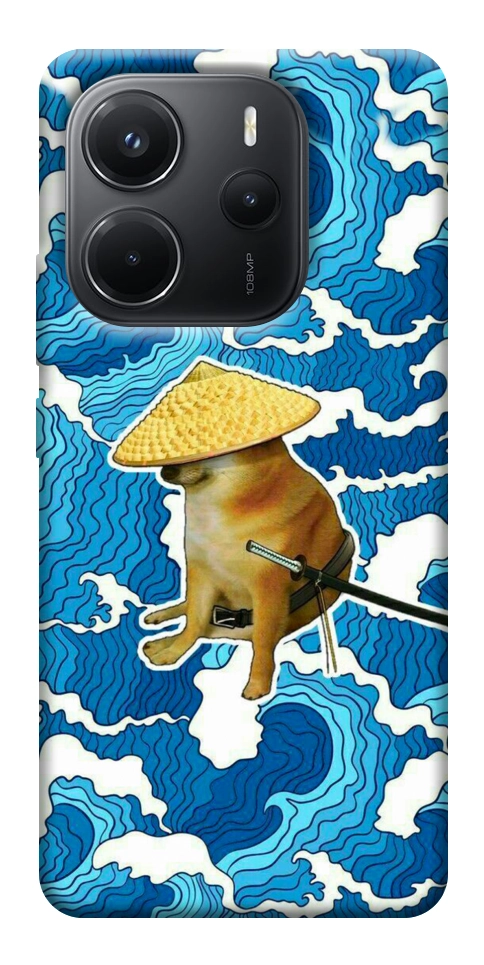Чохол Sad dog samurai для Xiaomi Redmi Note 14 4G (Europe version)