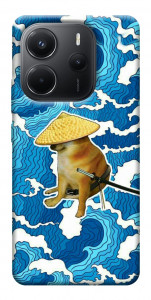 Чехол Sad dog samurai для Xiaomi Redmi Note 14 4G (Europe version)