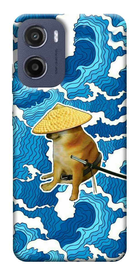 Чохол Sad dog samurai для Motorola Moto G05