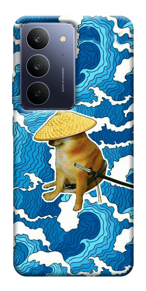 Чехол Sad dog samurai для Realme C75x