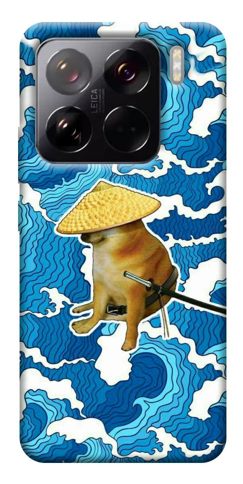 Чехол Sad dog samurai для Xiaomi 15 Pro