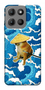 Чехол Sad dog samurai для Motorola Moto G15 4G