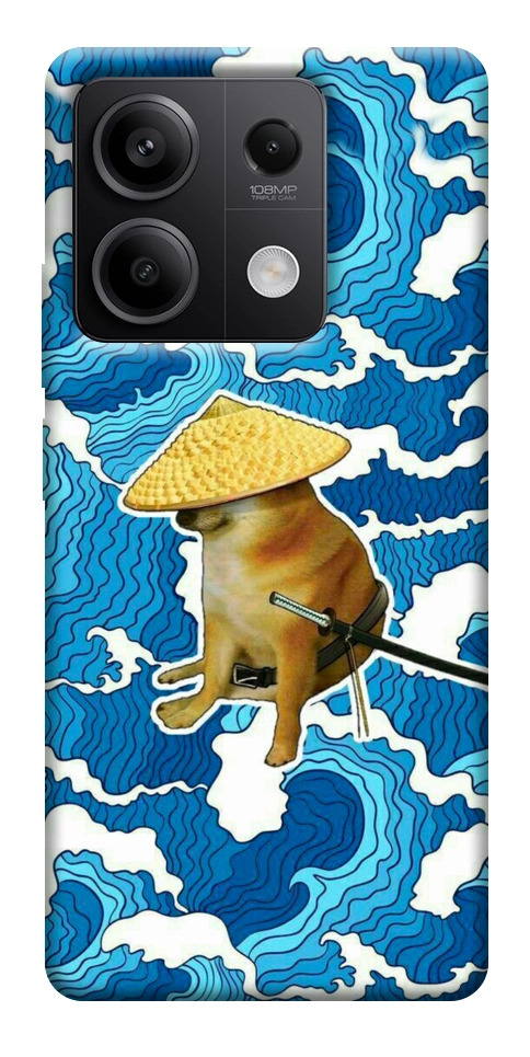 Чохол Sad dog samurai для Xiaomi Redmi Note 13 5G