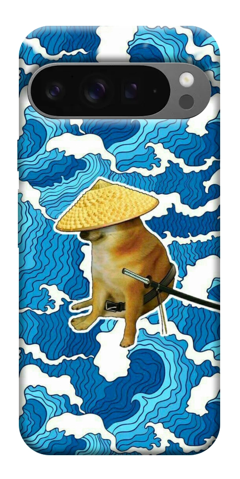 Чехол Sad dog samurai для Google Pixel 10 Pro XL
