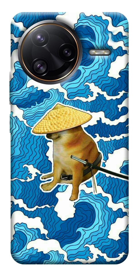 Чехол Sad dog samurai для Xiaomi Poco F7 Ultra