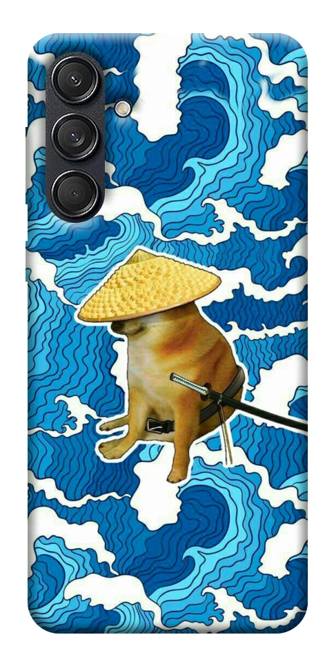 Чехол Sad dog samurai для Galaxy M55