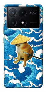 Чохол Sad dog samurai для Xiaomi Poco X6 Pro