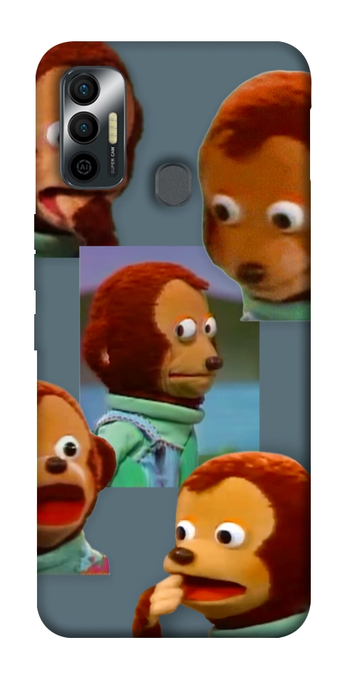Чохол Side eye monkey для TECNO Spark 7