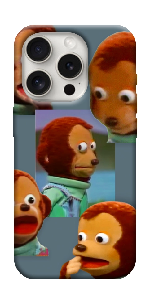 Чехол Side eye monkey для iPhone 16 Pro Max