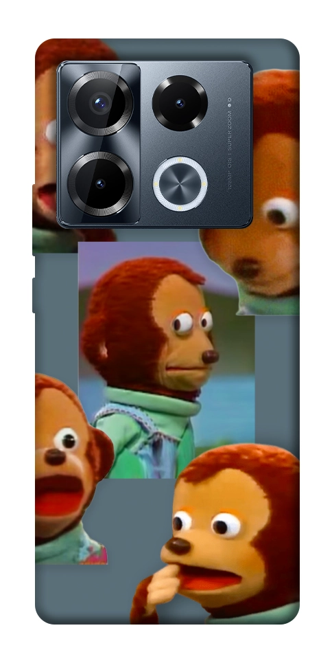 Чехол Side eye monkey для Infinix Note 40 Pro 4G