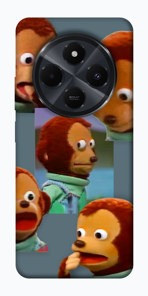 Чехол Side eye monkey для Xiaomi Redmi 14C