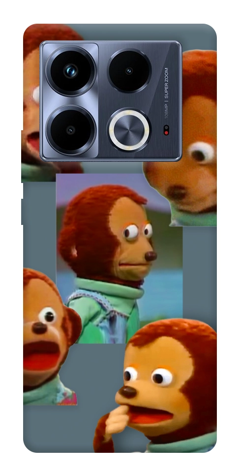 Чехол Side eye monkey для Infinix Note 40 4G