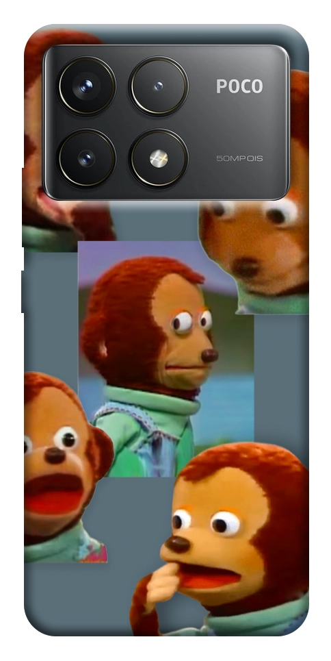 Чохол Side eye monkey для Xiaomi Poco F6 Pro