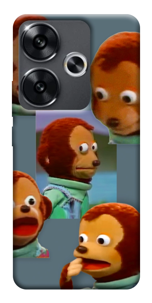 Чехол Side eye monkey для Xiaomi Poco F6