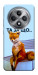 Чехол Tired fox для Oppo Reno 12 F 4G