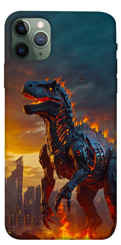 Чохол Fire dino для iPhone 11 Pro Max