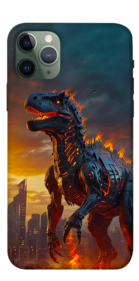 Чехол Fire dino для iPhone 11 Pro