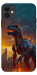 Чехол Fire dino для iPhone 11