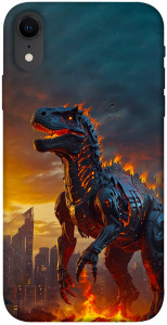 Чохол Fire dino для iPhone XR