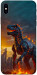 Чохол Fire dino для iPhone XS Max
