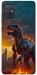 Чехол Fire dino для Galaxy A71 (2020)