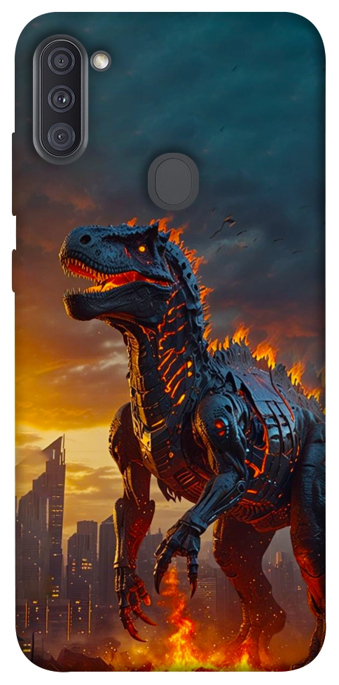 Чехол Fire dino для Galaxy A11 (2020)