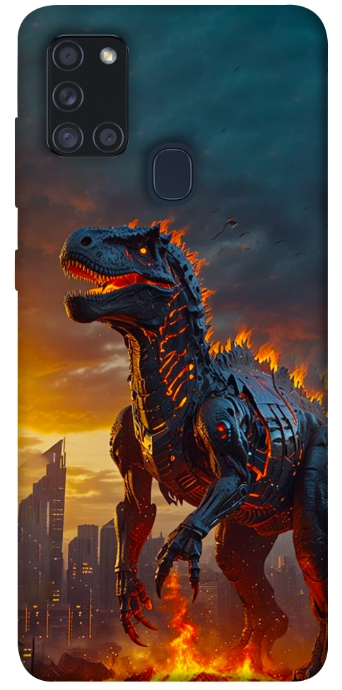 Чехол Fire dino для Galaxy A21s (2020)