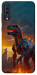 Чехол Fire dino для Galaxy A70 (2019)