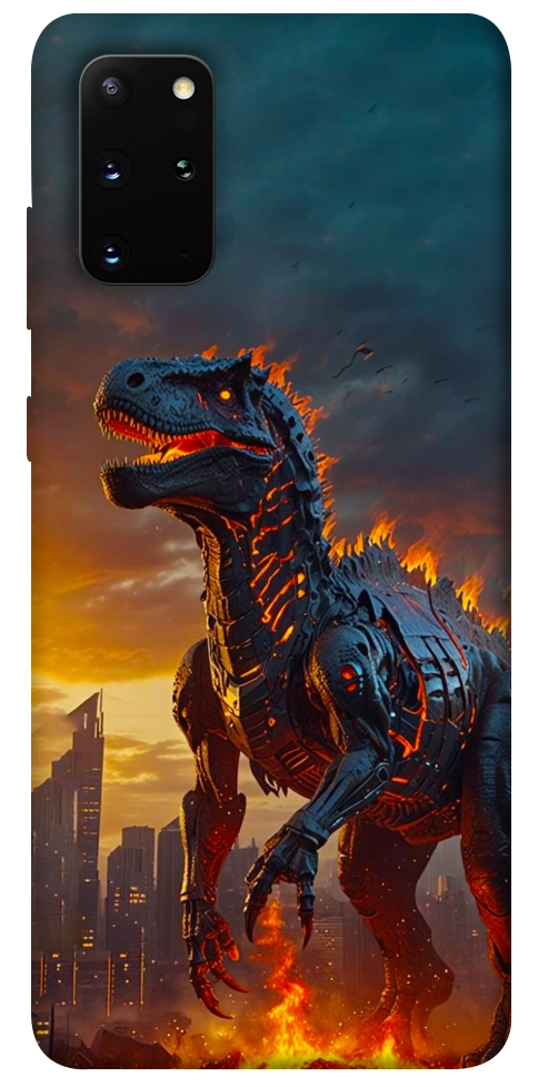 Чехол Fire dino для Galaxy S20 Plus (2020)