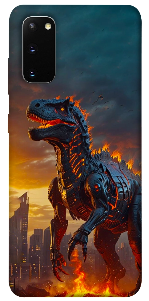 Чохол Fire dino для Galaxy S20 (2020)