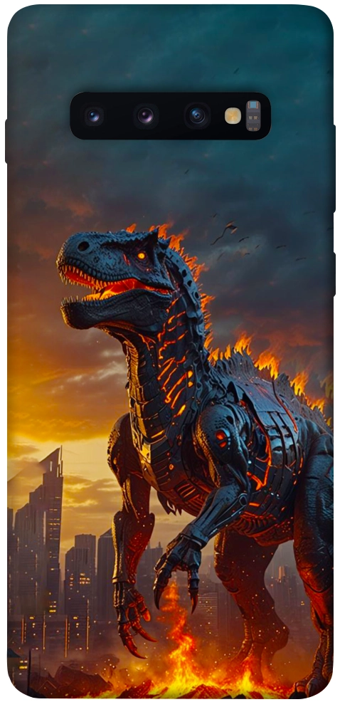 Чохол Fire dino для Galaxy S10 Plus (2019)
