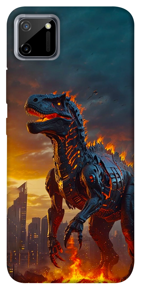 Чохол Fire dino для Realme C11