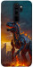 Чехол Fire dino для Xiaomi Redmi Note 8 Pro