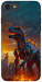 Чехол Fire dino для iPhone 8