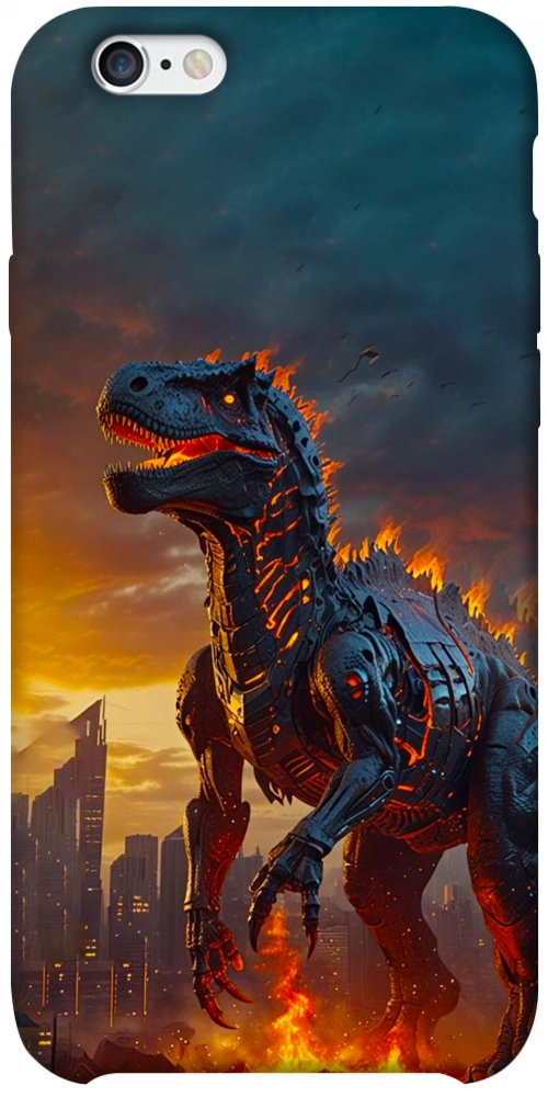 Чехол Fire dino для iPhone 6S Plus