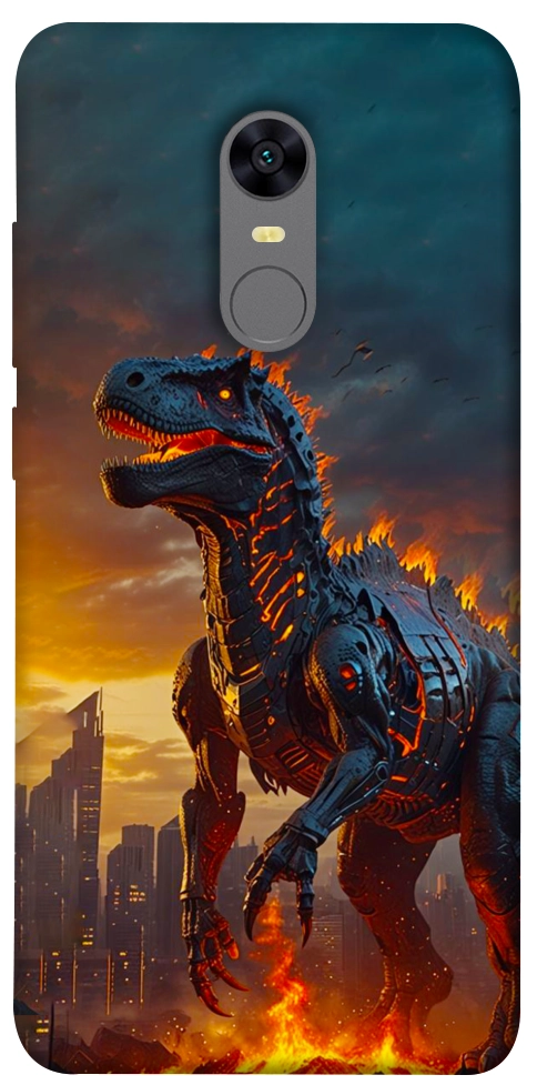 Чехол Fire dino для Xiaomi Redmi Note 5 (Single Camera)