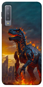 Чехол Fire dino для Galaxy A7 (2018)