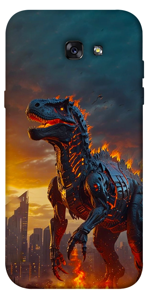 Чехол Fire dino для Galaxy A7 (2017)