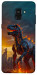 Чехол Fire dino для Galaxy A8 (2018)
