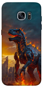 Чехол Fire dino для Galaxy S7 Edge