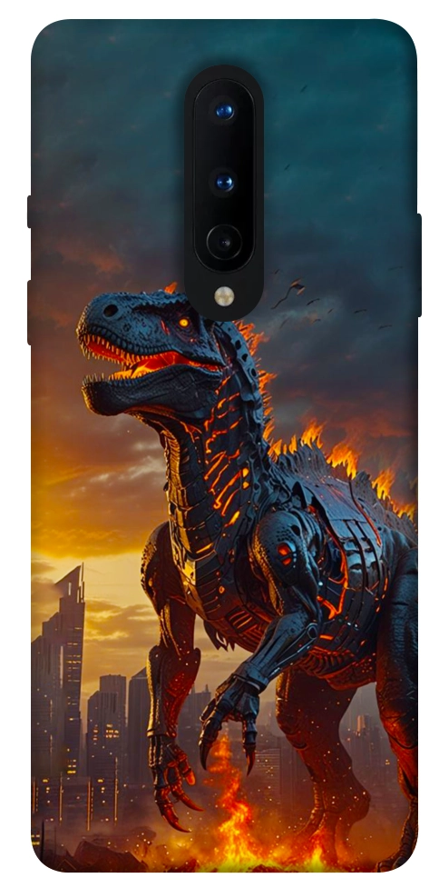 Чохол Fire dino для OnePlus 8