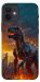 Чехол Fire dino для iPhone 12