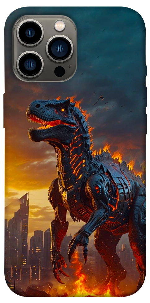 Чехол Fire dino для iPhone 12 Pro Max
