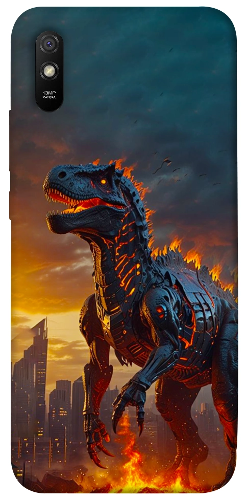 Чехол Fire dino для Xiaomi Redmi 9A