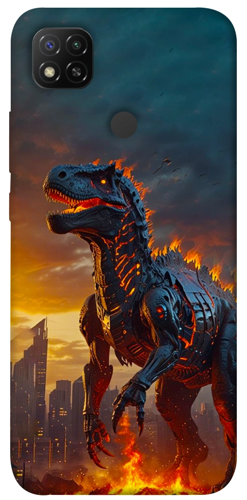 Чехол Fire dino для Xiaomi Redmi 9C